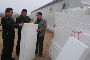 聊城东阿消防集中整治建筑外墙保温材料(图)